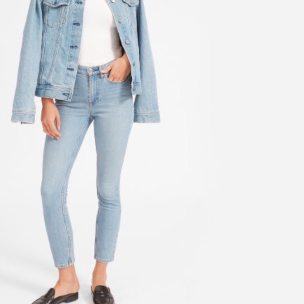 Everlane High Rise Skinny Jean, Light Blue Wash